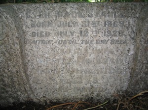 Headstone of Cyril and Mildred Stanley