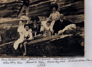Amy, Julia Muschtuen, Ada Bellis,Fred Steel, young Arthur, young Roy and toddler Fred